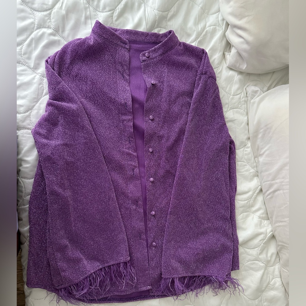 Purple Fringe 2 piece set